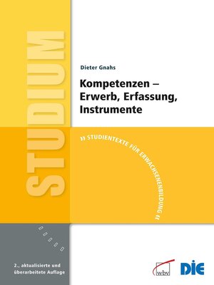 cover image of Kompetenzen--Erwerb, Erfassung, Instrumente
